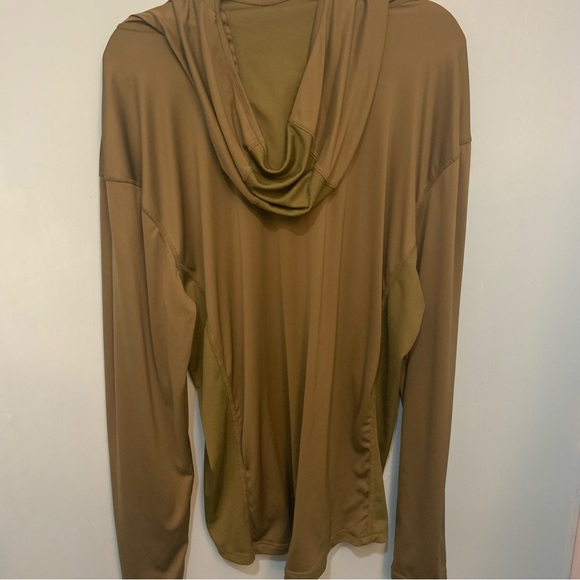 Southern Legends Gorpcore XL Green Reglan Long Sleeve Crew Neck Stretchy Hoodie - Picture 5 of 8